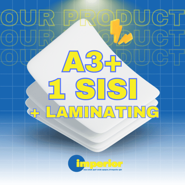 Cetak A3+ (1 Sisi + Laminating)
