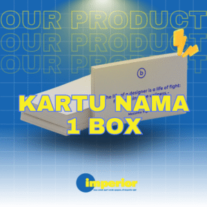 Cetak Kartu Nama 1 Box – Laminating / Original | Imperior Digital Indonesia
