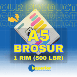 Cetak Brosur A5 – Full Color Bahan AP 120 & AP 150 | Imperior Digital
