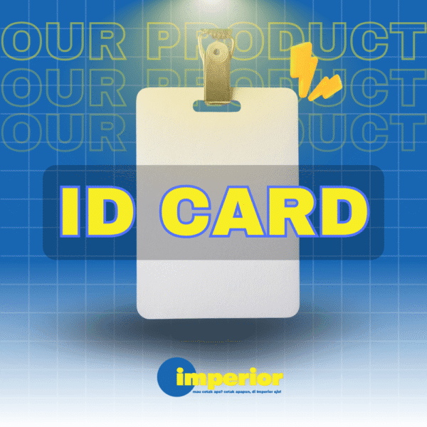 Cetak ID Card Custom – 1 & 2 Sisi PVC Full Color | Imperior Digital
