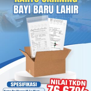 Gambar Kartu Skrining Bayi Baru Lahir produksi Imperior Digital Indonesia