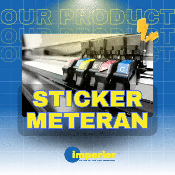 Cetak Stiker Meteran Custom – Vinyl, Oneway, Ritrama | Imperior Digital Indonesia